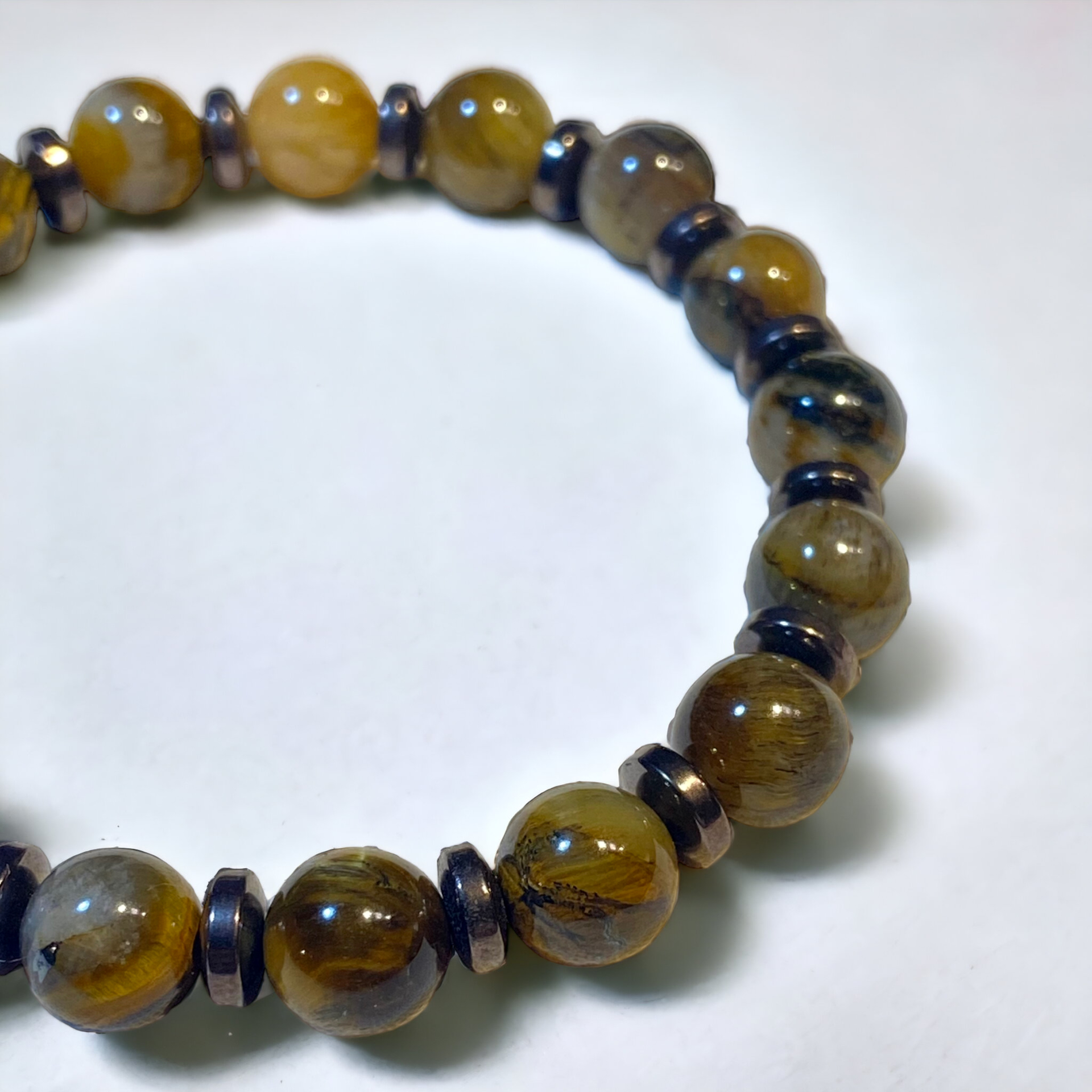 Shiny Tigereye + Hematit Bracelet